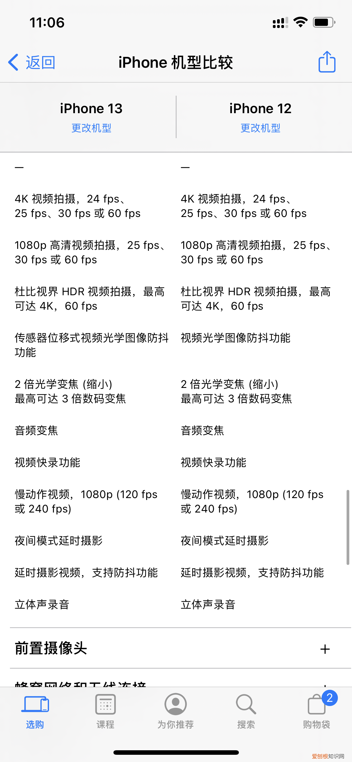 iPhone12和iPhone13配置对比评测