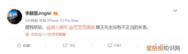 李靓蕾辟谣王力宏与范玮琪夫妇传言