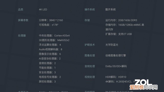 酷开P30防蓝光电视评测