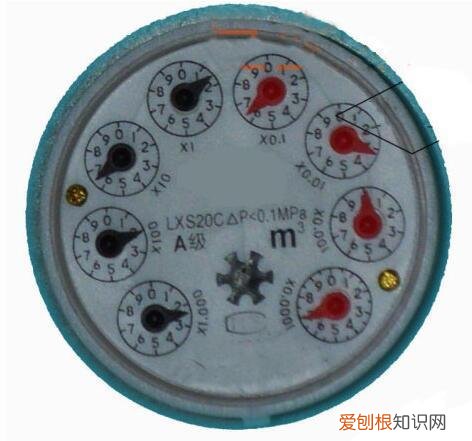 怎样读水表上的读数